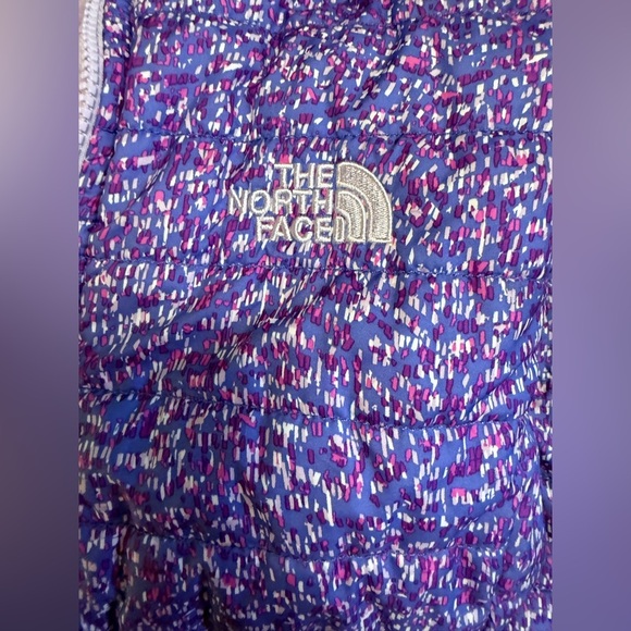 The North Face Mossbud Swirl Reversible Jacket iStarry Purple Scatter Small - Picture 4 of 6